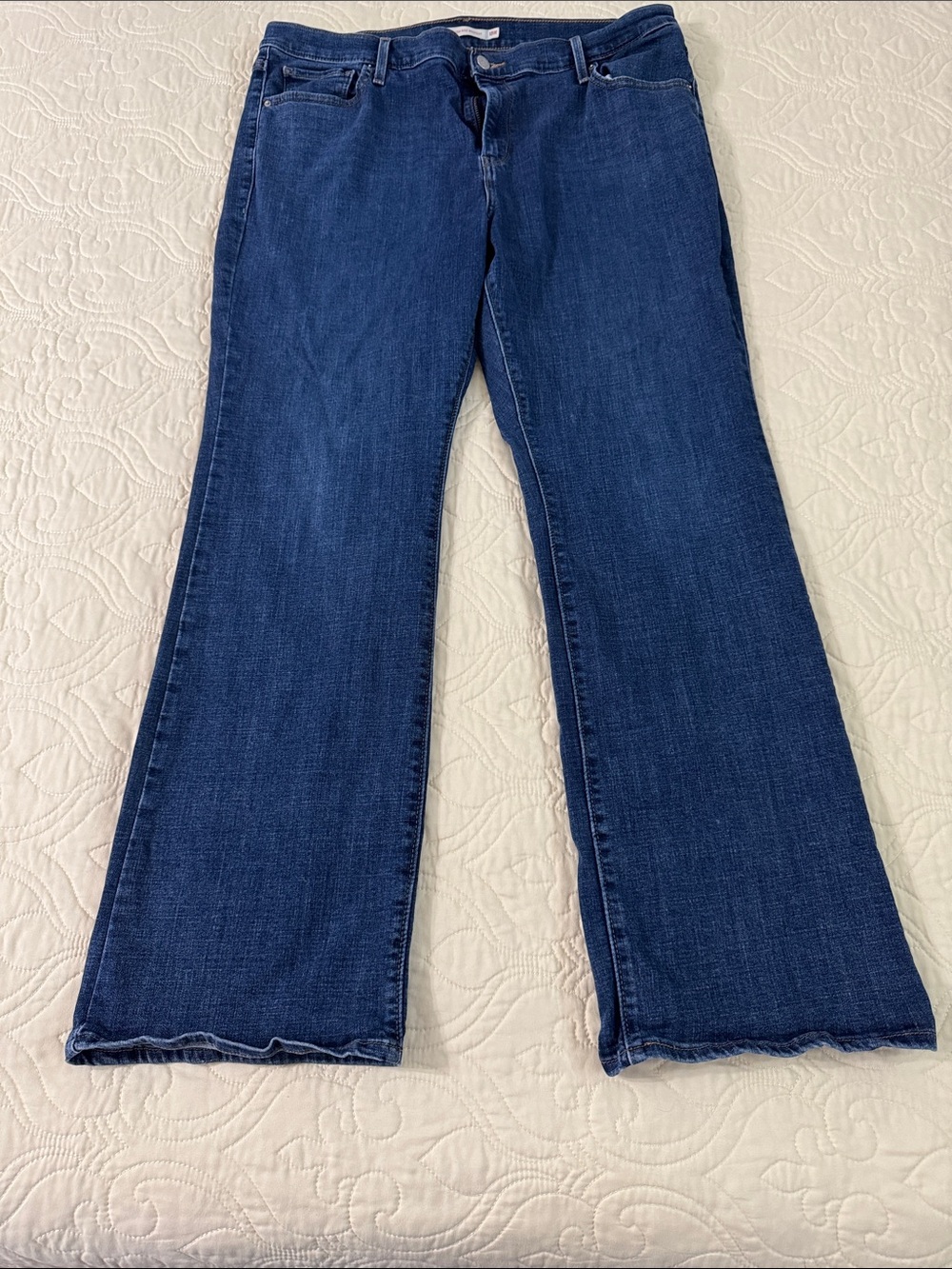 Levi's Women's Dark Blue Flare Jeans